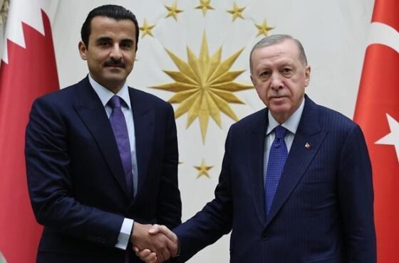 Cumhurbaşkanı Erdoğan, Katar Emiri Al Sani ile görüştü